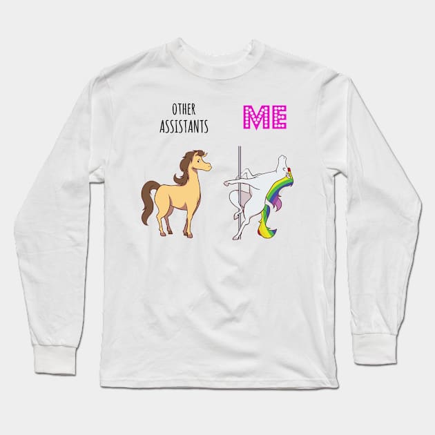 Other assistant Unicorn Long Sleeve T-Shirt by IndigoPine